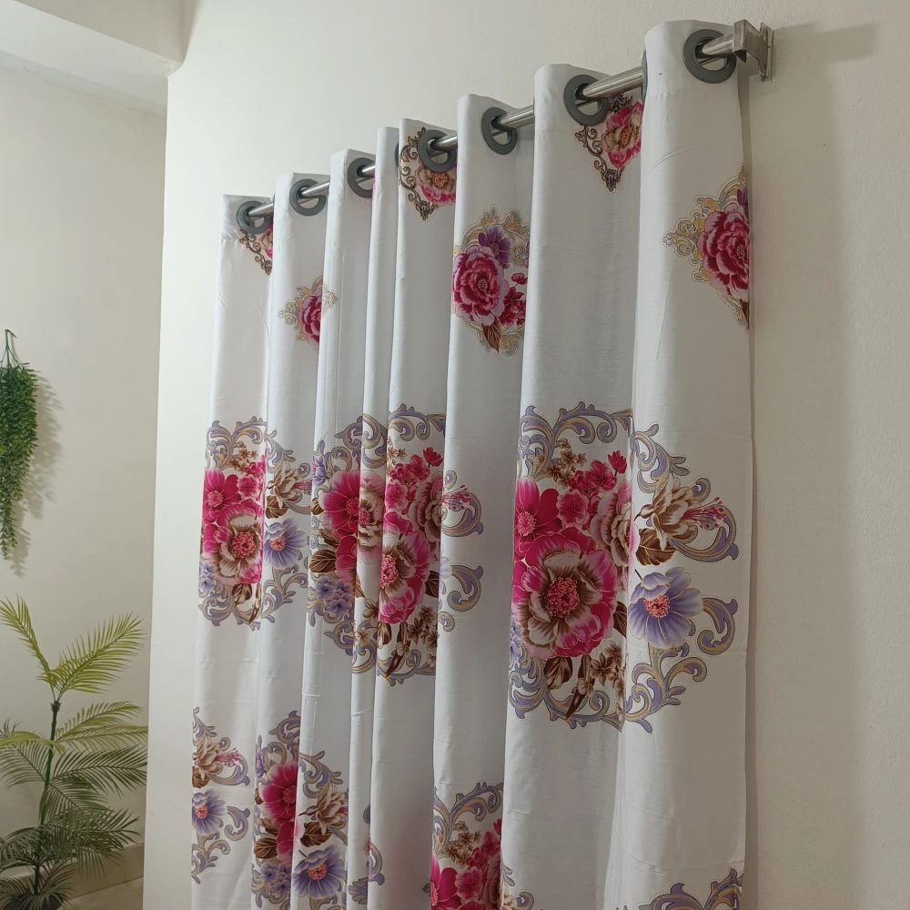 4 Kuchi Cotton Fabrics Curtain (44 X 82 inches) 01